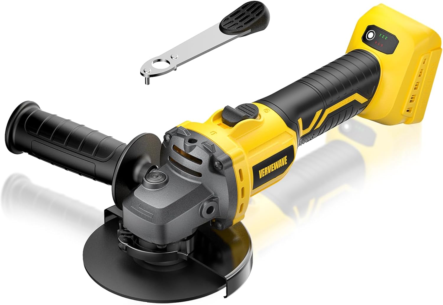 Dewalt DCG406 Angle Grinder Brushless fit DEWALT 20V Battery (No Battery), 6 Variable Speed Power Grinder 4-1/2", Cordless Angle Grinder Power Tools For Cutting Grinding Polishing (Tool Only)