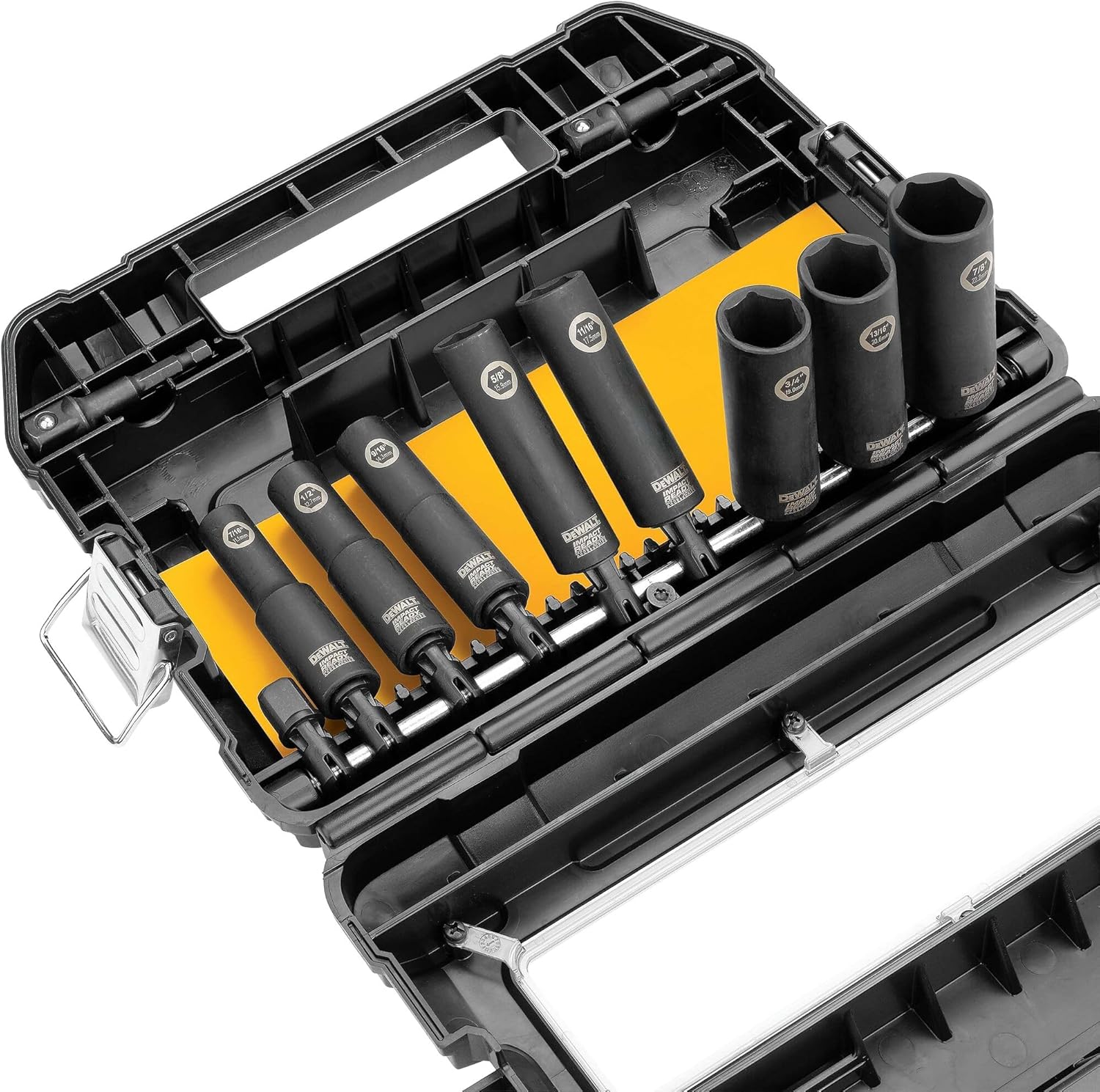 DEWALT DW22812 1/2-Inch 10-Piece IMPACT READY Socket Set (SAE)